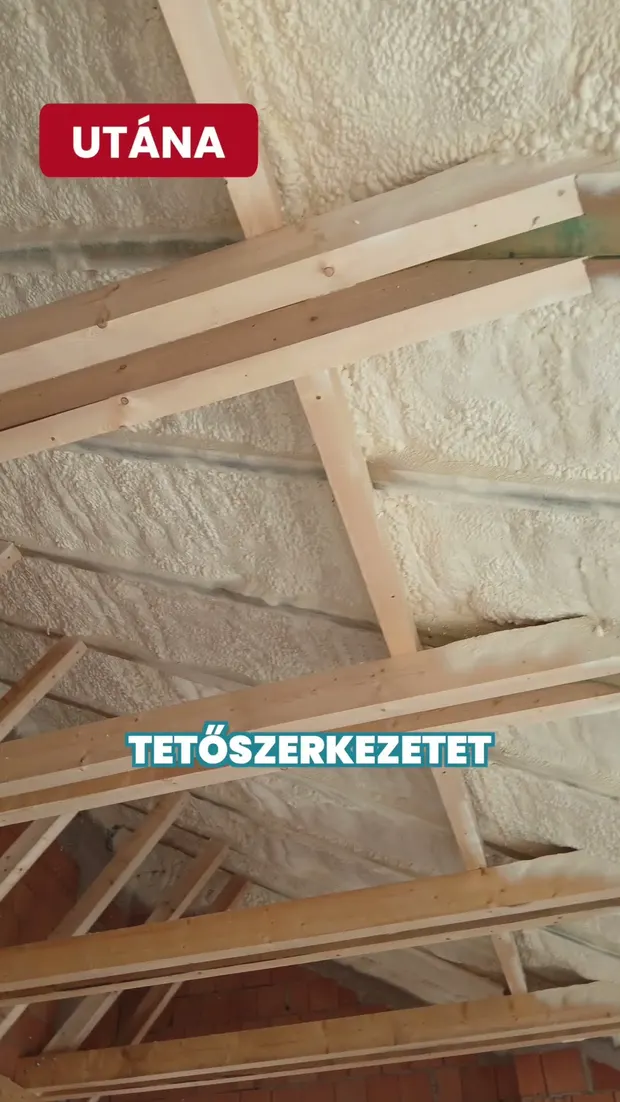 📍 Dunakeszin jártunk, ahol egy családi ház tetőszerkezetének szigetelését végeztük el 123 m²-en 🏠. Videó előnézete.