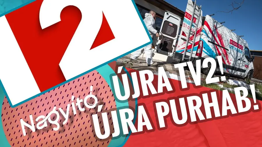 Meghívtak újból, hogy beszéljük a purhabról a TV2 Nagyító című műsorába!. Videó előnézete.