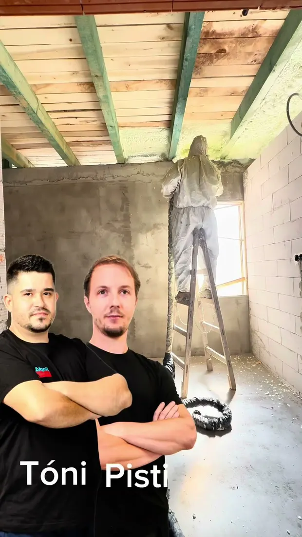 Sárospatakon egy 216 m²-es födémszigetelést végeztünk🏡👷. Videó előnézete.