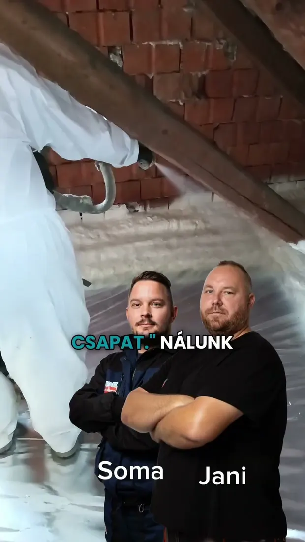 Födémszigetelés - zárt cellás purhabbal👷🛠. Videó előnézete.