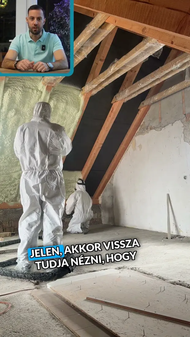 Tudtad, hogy minden munkánkat videóval is dokumentáljuk? 🎥 #rapidszigetelés #purhabszigetelés. Videó előnézete.