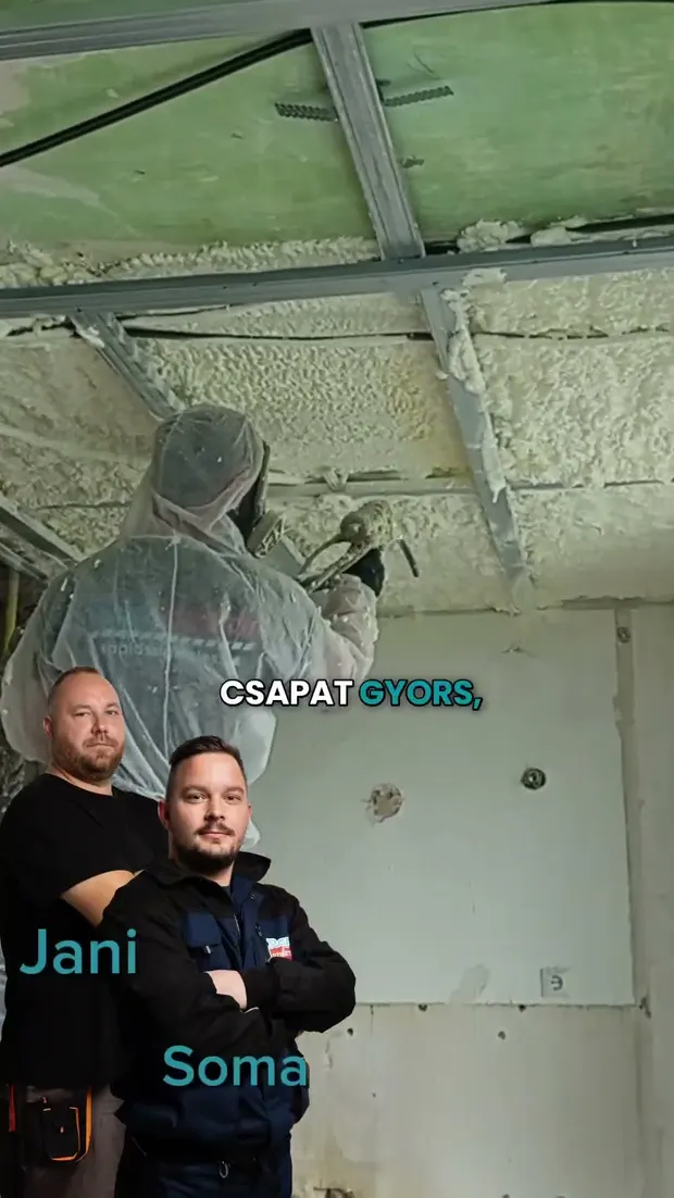 Egy ügyfelünk másodszor is minket választott 🤩 #rapidszigetelés. Videó előnézete.