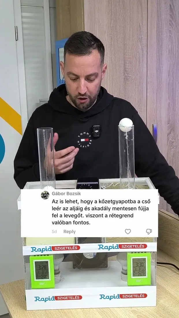 Hogyan működik a kis varázsdobozunk? 💡#purhab #rapidszigetelés #purhabszigetelés #szigetelés. Videó előnézete.