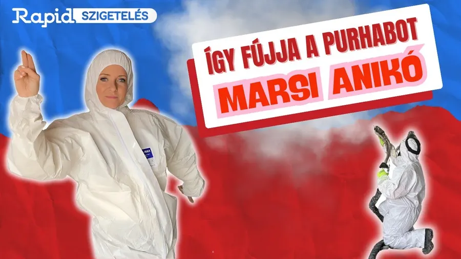 Purhabszigetelés Marsi Anikóval?! Nézd meg, hogyan sikerült!. Videó előnézete.