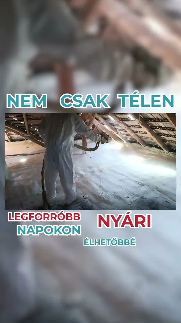A nyári hőségben a megfelelő purhab szigetelés segít, hogy otthonod lassabban melegedjen fel.. Videó előnézete.