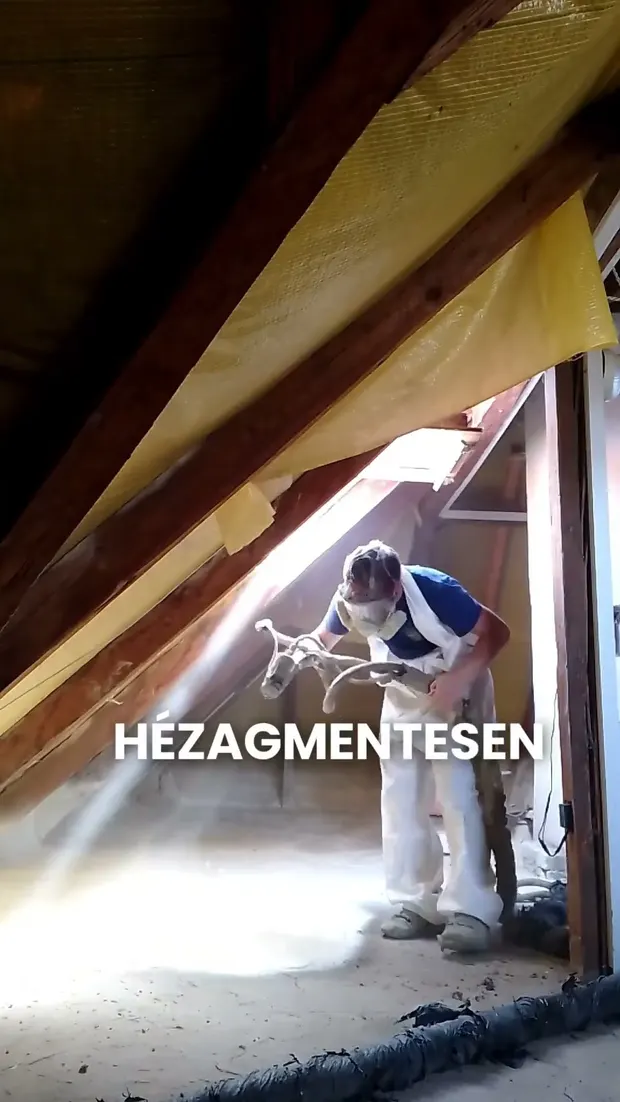 Födém szigetelés purhabbal – 283 m² néhány óra alatt🏡. Videó előnézete.