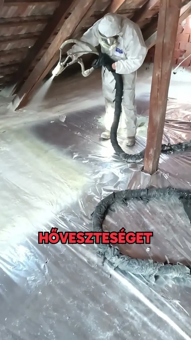 Te tudtad, hogy a hő 50%-a a födémen át távozik?. Videó előnézete.