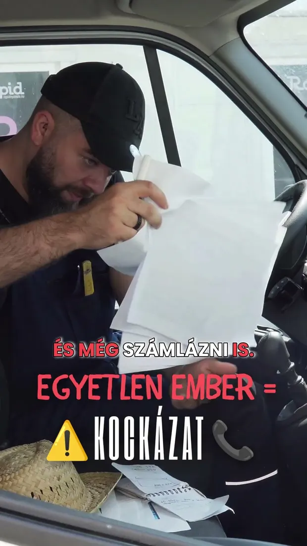 Mi történik, ha a kivitelezésed egyetlen ember idején és elérhetőségén múlik?🤨. Videó előnézete.