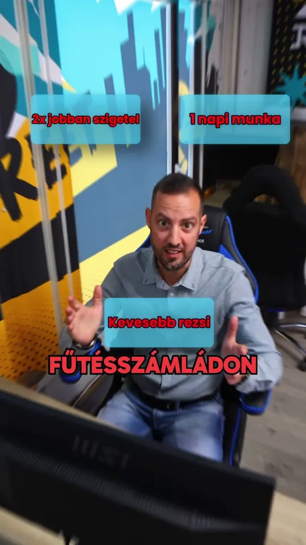 Ne akkor szigetelj, amikor már fázol – válaszd a Rapidszigetelést időben!. Videó előnézete.