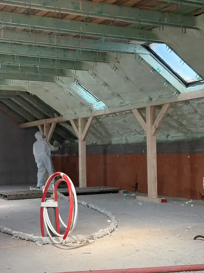 Tetőszerkezet purhab szigetelése — referenciakép 21