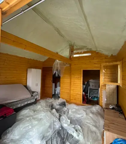 Tetőszerkezet purhab szigetelése — referenciakép 33
